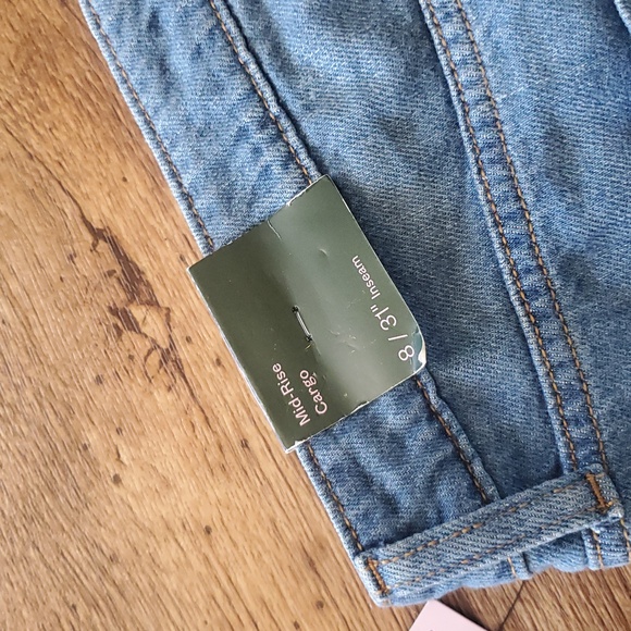 Wild Fable Gray Cargo Pants with Multiple Pockets & Tie Details New W Tag - Picture 5 of 10